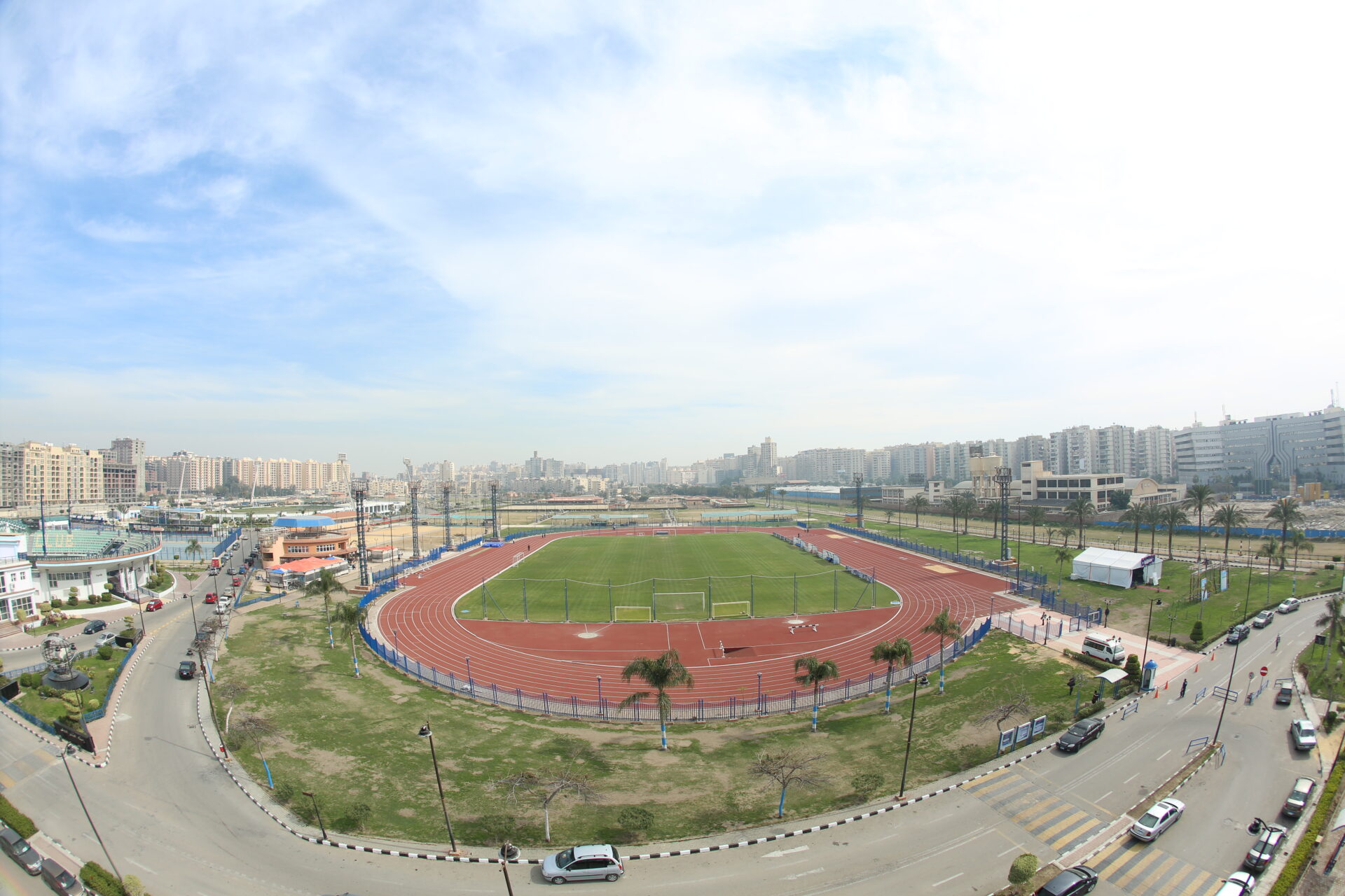 CEG Smouha club EPI Track SW IAAF Class 2 9000m2, Alexandria EPI Parkdeck vloeroplossingen voor parkeergarages